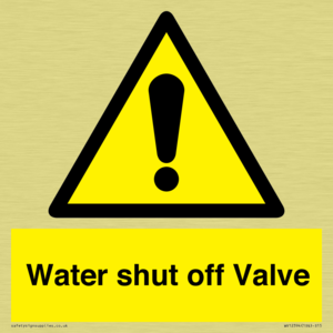 Water shut off Valve